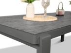 Meble obiadowe na taras dla 8 osób z ceramicznym stołem - Tavaro Grande Antracite