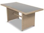 Technorattanowy narożnik 250x190cm z wysokim stołem na taras Cofete – Natural