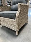 OUTLET - Komplet foteli technorattanowych Laritto z regulacją - Creme - 2szt
