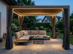 Nefir LED 2.0 2x4 + zasłony+ moskitiery - Woodlook
