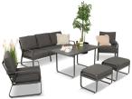 Ater Dining + pufy - Dark Grey