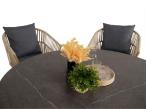 Zestaw obiadowy na taras stół okrągły 140 cm i 6 krzeseł Orio - Cashmere Slate