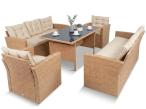 Duży komplet technorattanowy Topiano Grande Nature Select