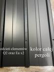 OUTLET - Pawilon ogrodowy metalowy z dachem Hardtop z zasłonami i moskitierą - Hater 3,5x4 - Grafitowy