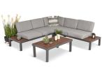 Nowoczesny narożnik modułowy 222x222cm Calamba Corner - Light Grey 2025