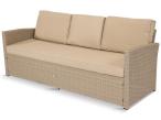 Zestaw mebli technorattanowych z 2 sofami Cofete Grande – Natural