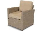 Zestaw mebli technorattanowych z 2 sofami Cofete Grande – Natural