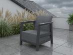Zestaw ogrodowy dla 5 osób Scandi Linea Carbon Grey&Graphite with cool grey cus