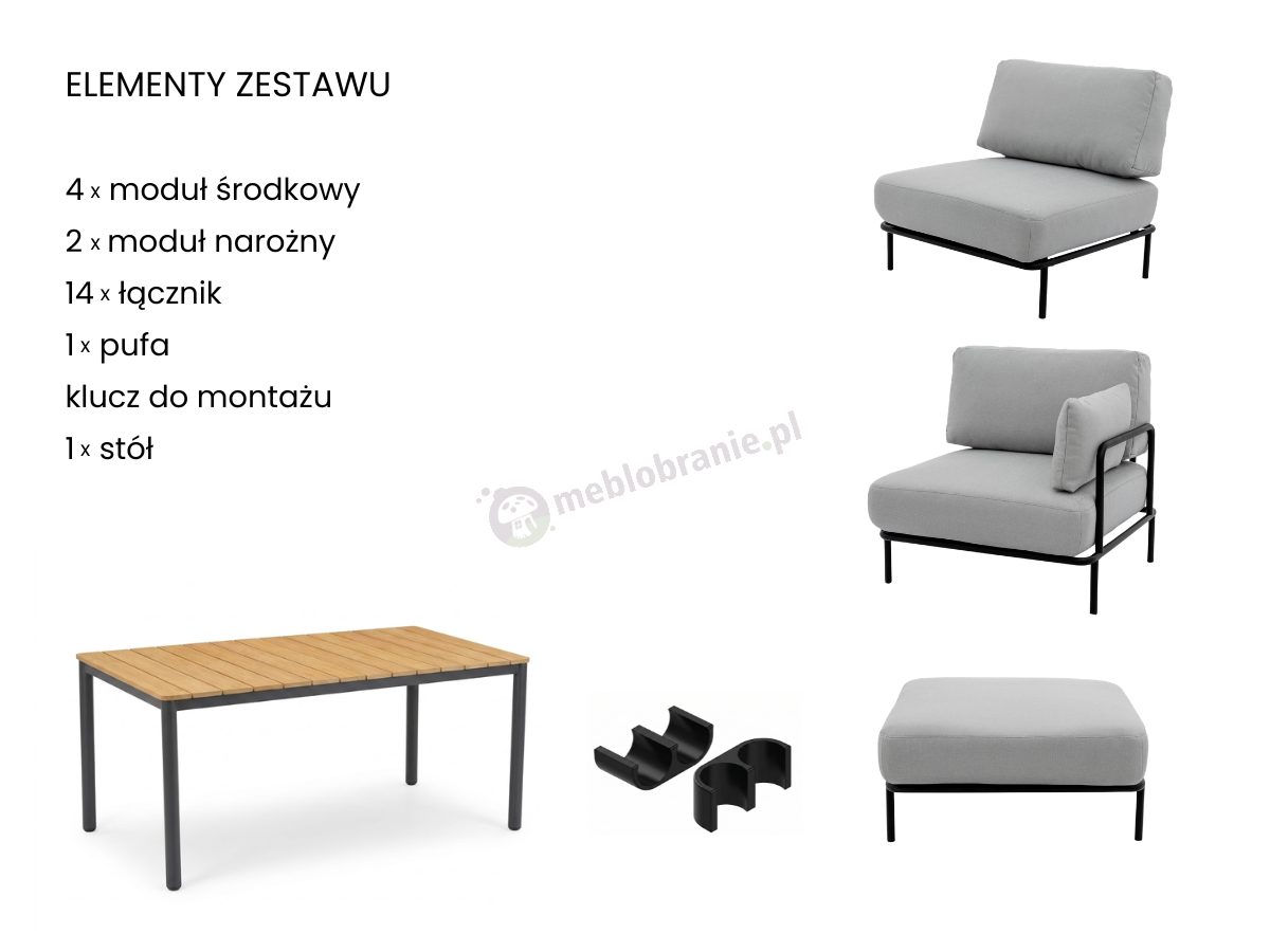 Elementy zestawu