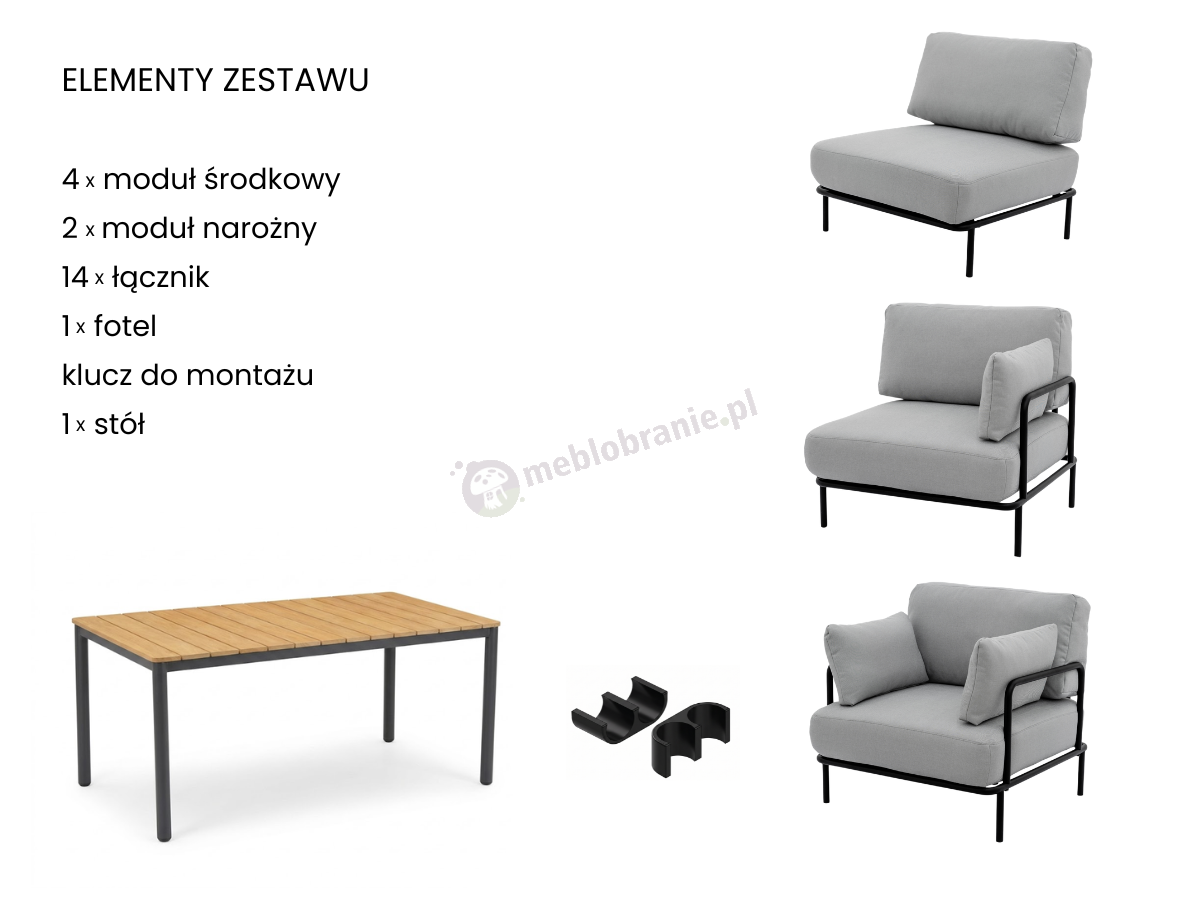 Elementy zestawu
