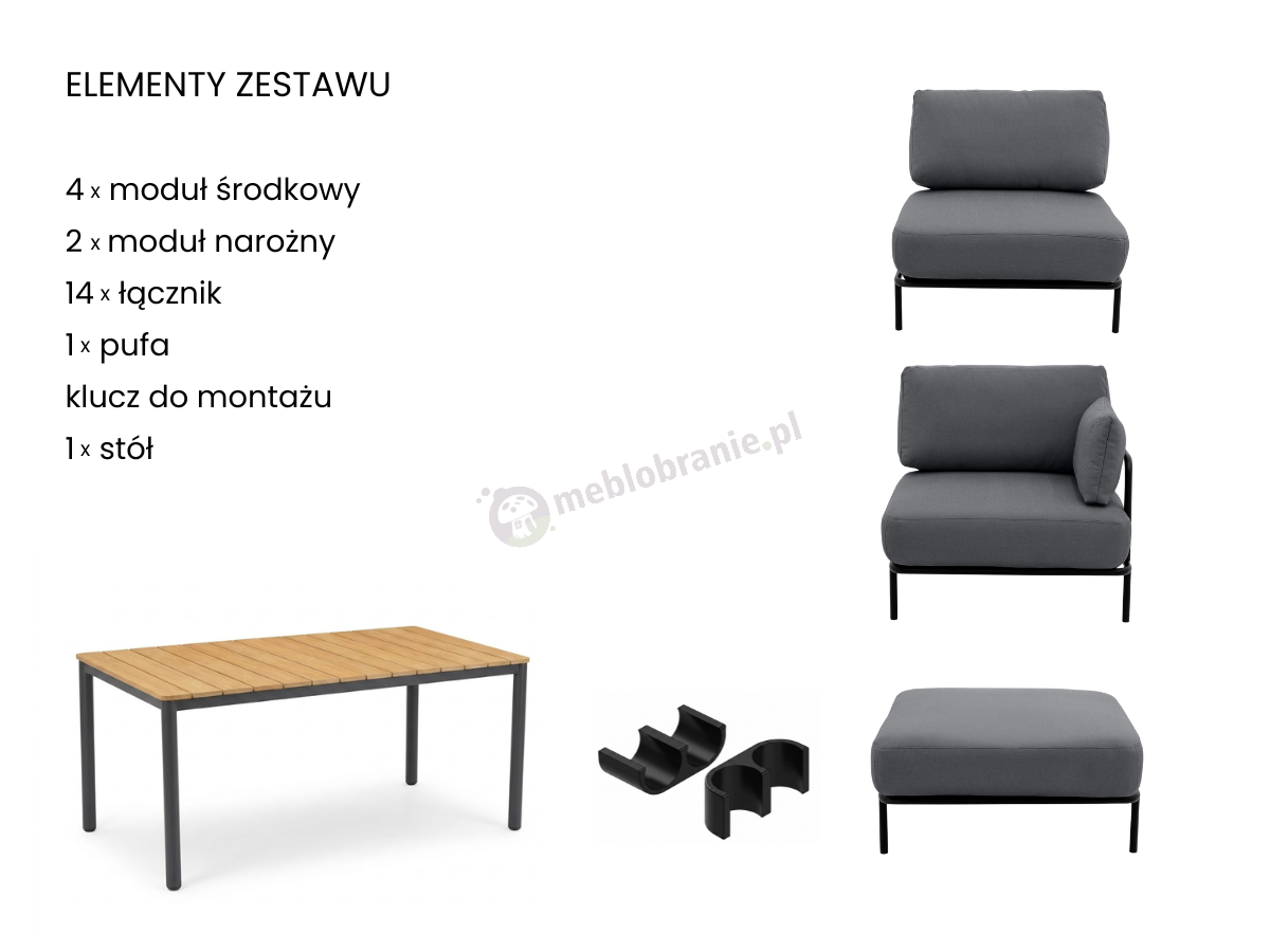 Elementy zestawu