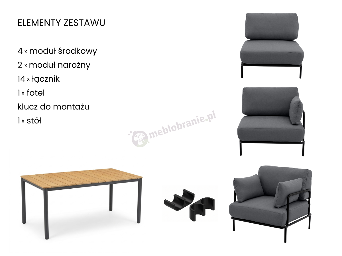 Elementy zestawu