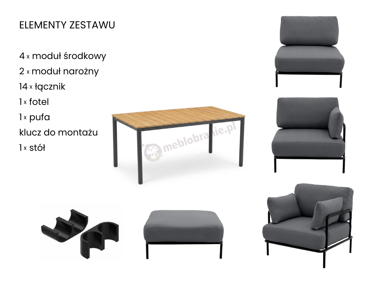 Elementy zestawu