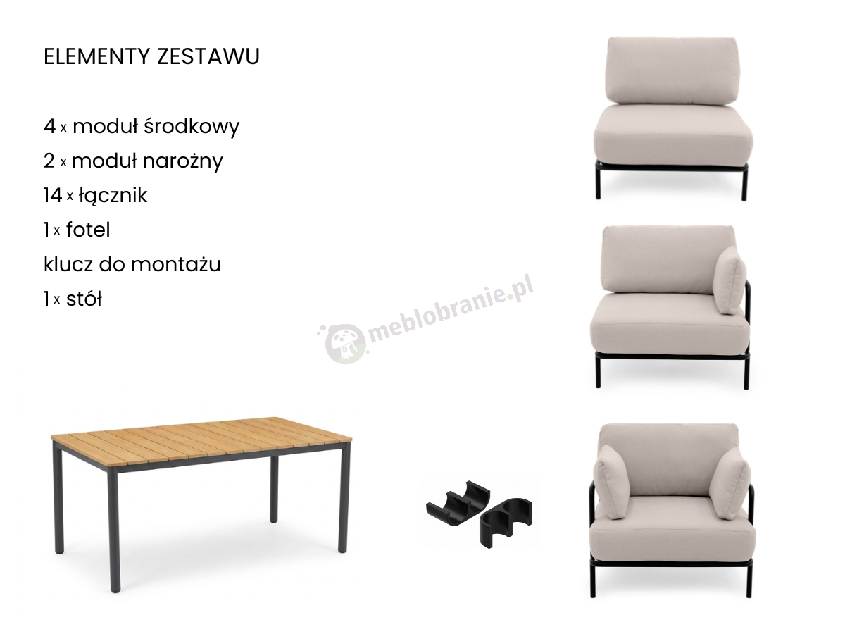 Elementy zestawu