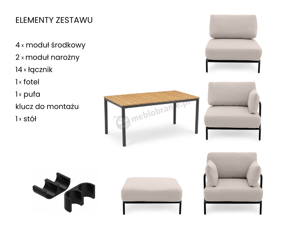 Elementy zestawu