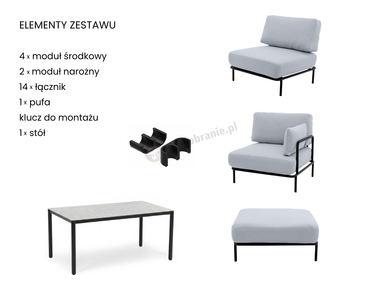 Elementy zestawu