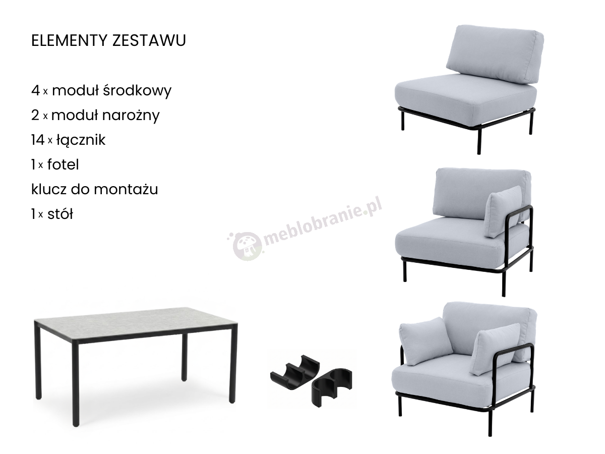 Elementy zestawu