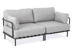 Nowoczesna sofa dwuosobowa modułowa Salve Chrome