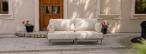 Dwuosobowa sofa ogrodowa modułowa Salve Beige Cashmere - 2 elementy