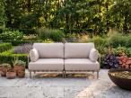 Dwuosobowa sofa ogrodowa modułowa Salve Beige Cashmere - 2 elementy