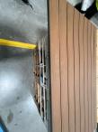 OUTLET - Nowoczesne meble ogrodowe metalowe z wysokimi oparciami - 2 sofy, 2 fotele, stół 160cm Doros Grande - Polywood Dark Grey