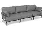 Trzyosobowa sofa ogrodowa modułowa Salve Pewter - 3 elementy