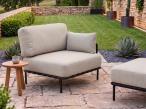 Elegancka dwuosobowa sofa ogrodowa modułowa Salve Beige - 2 elementy