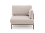 Eleganckie meble ogrodowe modułowe Salve Beige Cashmere - 5 elementów