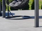 Duża pergola tarasowa z lamelami 3x6 Lufel - Antracite