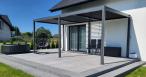 Duża pergola tarasowa z lamelami 3x6 Lufel - Antracite