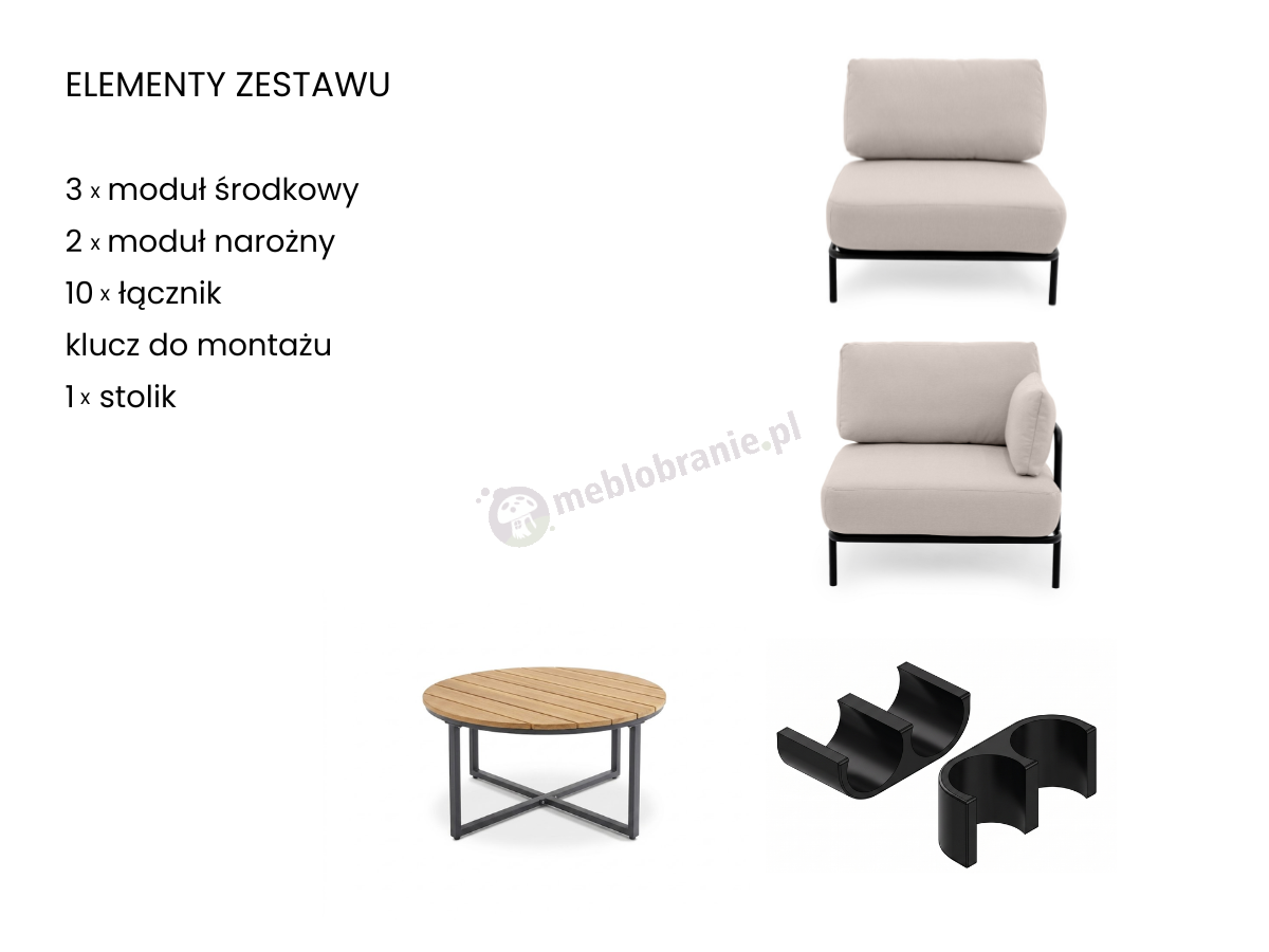 Elementy zestawu