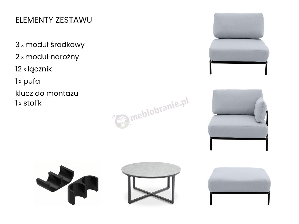 Elementy zestawu