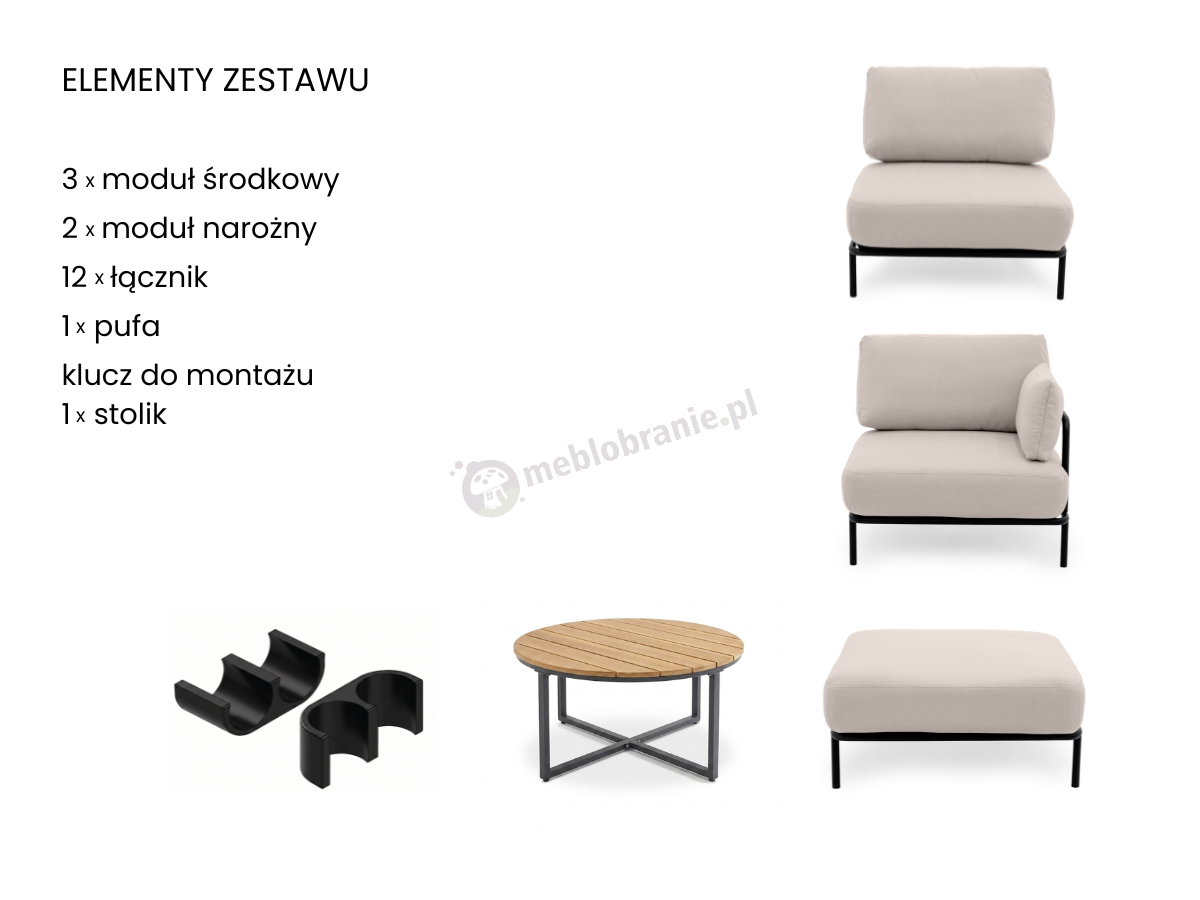 Elementy zestawu