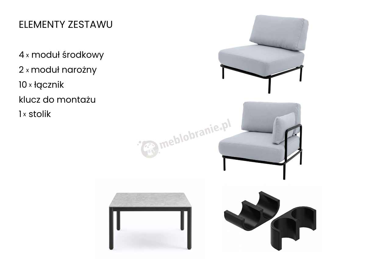 Elementy zestawu
