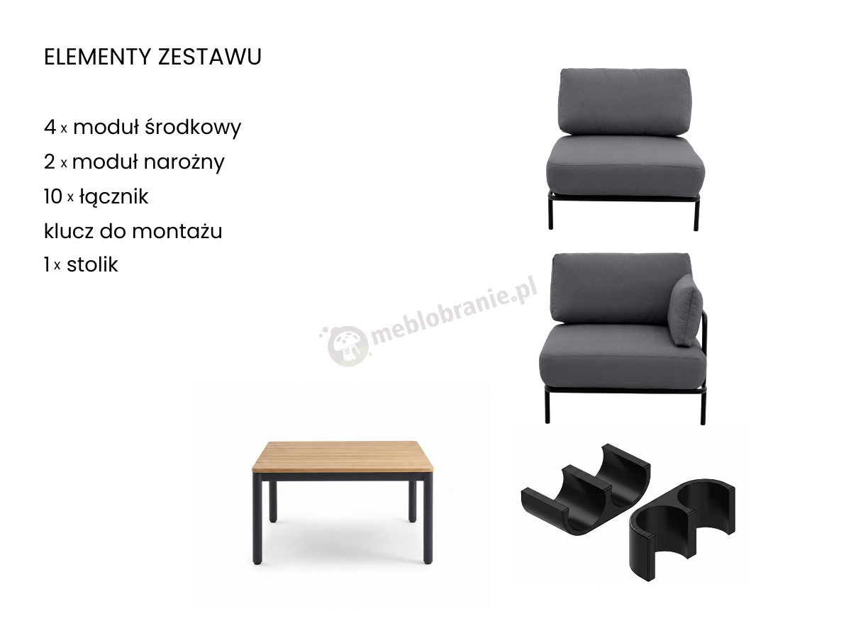 Elementy zestawu