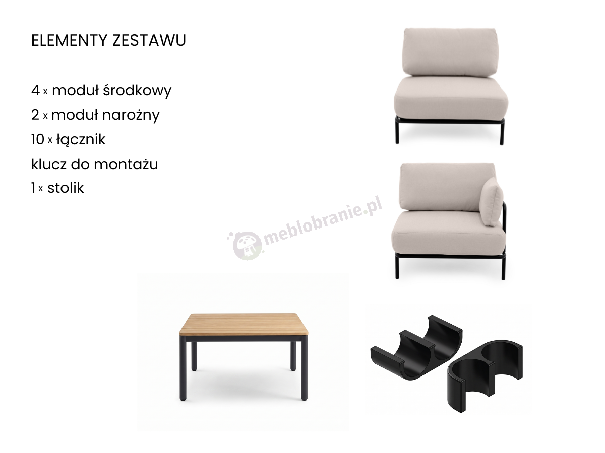 Elementy zestawu