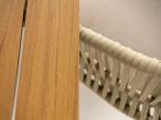 Aluminiowe meble ogrodowe ze stołem 220cm + 10 krzeseł Ravena - Cashmere