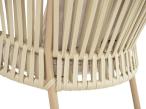 Aluminiowe meble ogrodowe ze stołem 220cm + 10 krzeseł Ravena - Cashmere