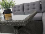 Meble ogrodowe z technorattanu z dużymi sofami Cofete Grande – Anthracite Cofete 2.0