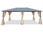 Pawilon do ogrodu z poliwęglanowym dachem 3x6 Havero imitacja drewna - Woodlook 2.0
