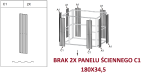 OUTLET - Schowek ogrodowy blaszany Hartt Plus 240x180x205cm - z drzwiami na zawiasach - Antracyt A16 + dedykowana podłoga