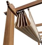 Pergola Kirn 3x4 - Cream Wood