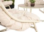 Komplet mebli na balkon dla 4 osób Aurea Set White