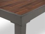 Meble ogrodowe dla 8 osób z wysokim stołem - aluminium- Calamba Grande - Dark Grey