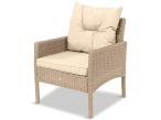 Zestaw mebli technorattanowych Perata Dining – Natural