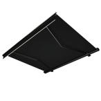 Markiza tarasowa 450x300 TEO automatyczna grafitowa + czujnik wiatru - aluminium