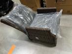 OUTLET - Komplet mebli ogrodowych z technorattanu z funkcją Relax Laritto Duo - Dark Brown