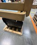 OUTLET - Duży zestaw mebli ogrodowych z efektem drewna - narożnik aluminiowy 7-osobowy z fotelami i stołem Tavaro Corner XL Plus Wood