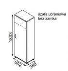 Szafa Svenbox H62 - wymiary