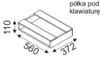 Szuflada na klawiaturę Svenbox CH 01 wymiary